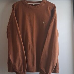 Gray Label Organic Cotton Dropped Shoulder Sweatshirt Orange XL